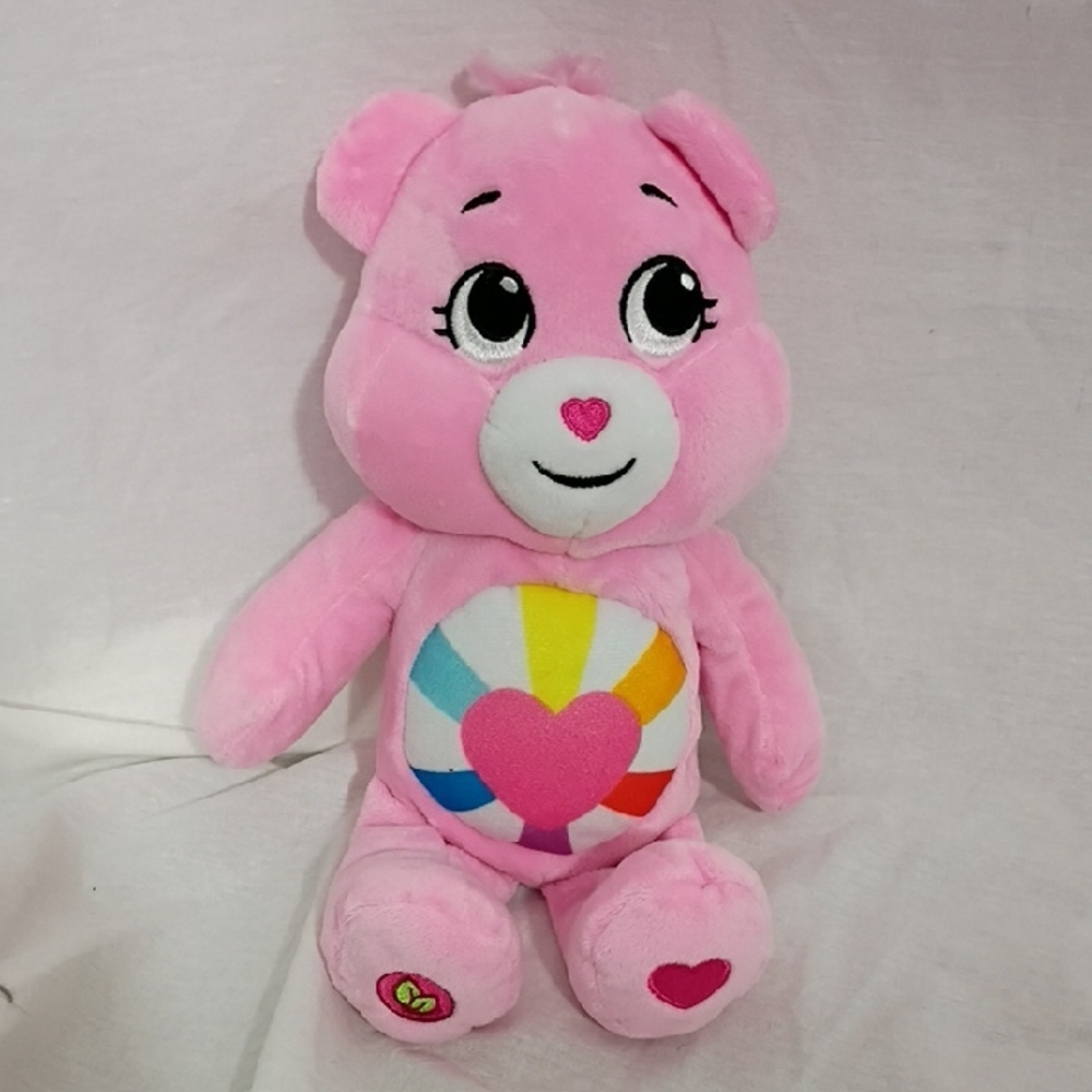 EUC Licensed Care Bears Unlock The Magic Hopeful Heart Bear Plush Soft Toy